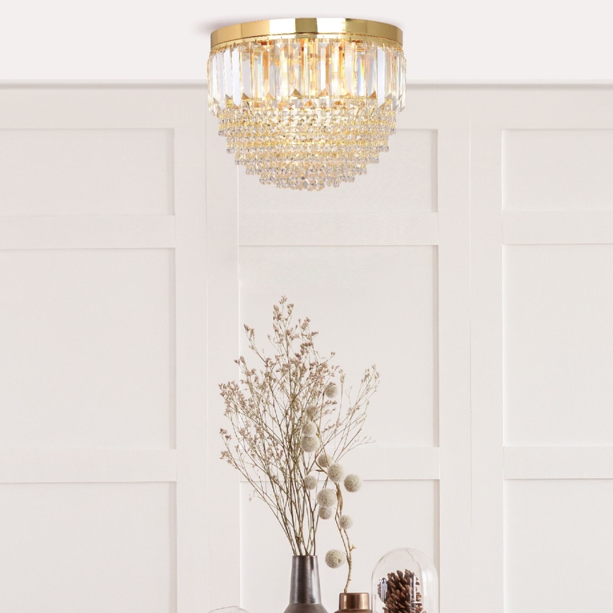 Zuma Line - Стельовий світильник 5xE14/40W/230V діаметр 40 золотий