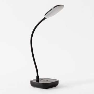 Zuma Line - LED Акумуляторна настільна лампа LED/7W/1200 mAh 3000/4500/6000K чорний