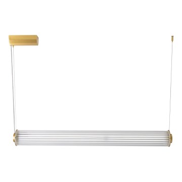 Zuma Line - LED люстра на тросі з регульованою яскравістю LED/39W/230V 2700-6500K золота + пульт дистанційного керування