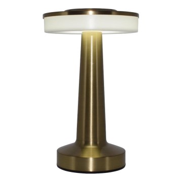 Zuma Line - LED Настільна акумуляторна лампа з регулюванням яскравості LED/2,5W/1200 mAh 3000/4000/6000K золотий