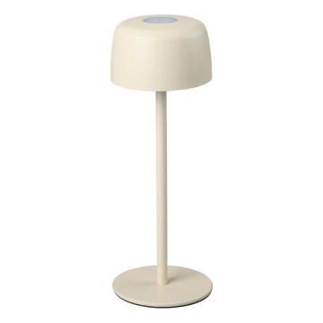 Zuma Line - LED Настільна акумуляторна лампа з регулюванням яскравості LED/2W/1200 mAh IP44 кремовий