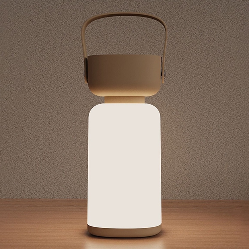 Zuma Line - LED Настільна акумуляторна лампа з регулюванням яскравості LED/3W/1200 mAh 3000/4000/6500K IP44 коричневий