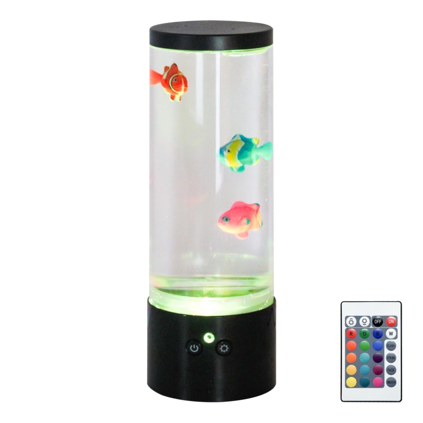 Zuma Line - LED RGB Настільна лампа з регулюванням яскравості LED/1W/5V + пульт дистанційного керування