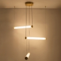 Zuma Line - LED затемнювана люстра на тросі LED/64W/230V 2700-6500K золота + пульт дистанційного керування