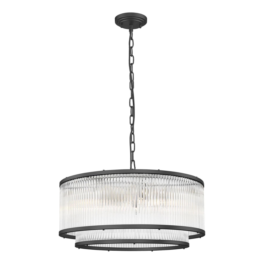 Zuma Line - Люстра на ланцюгу 6xE14/60W/230V чорний