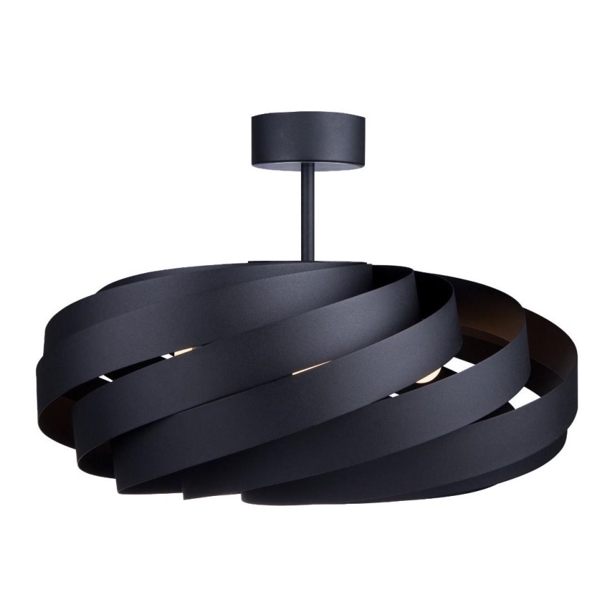 Zuma Line - Люстра на штанзі 4xE27/40W/230V чорний