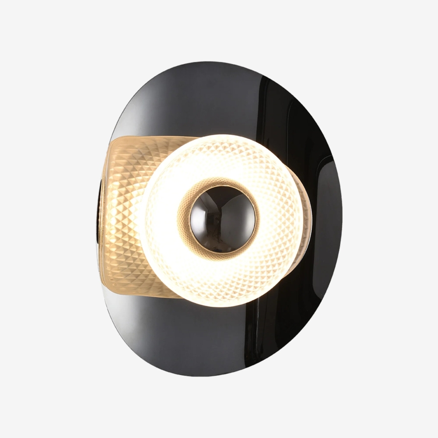 Zuma Line - настінний світильник LED/8W/230V чорний/димчасто-чорний