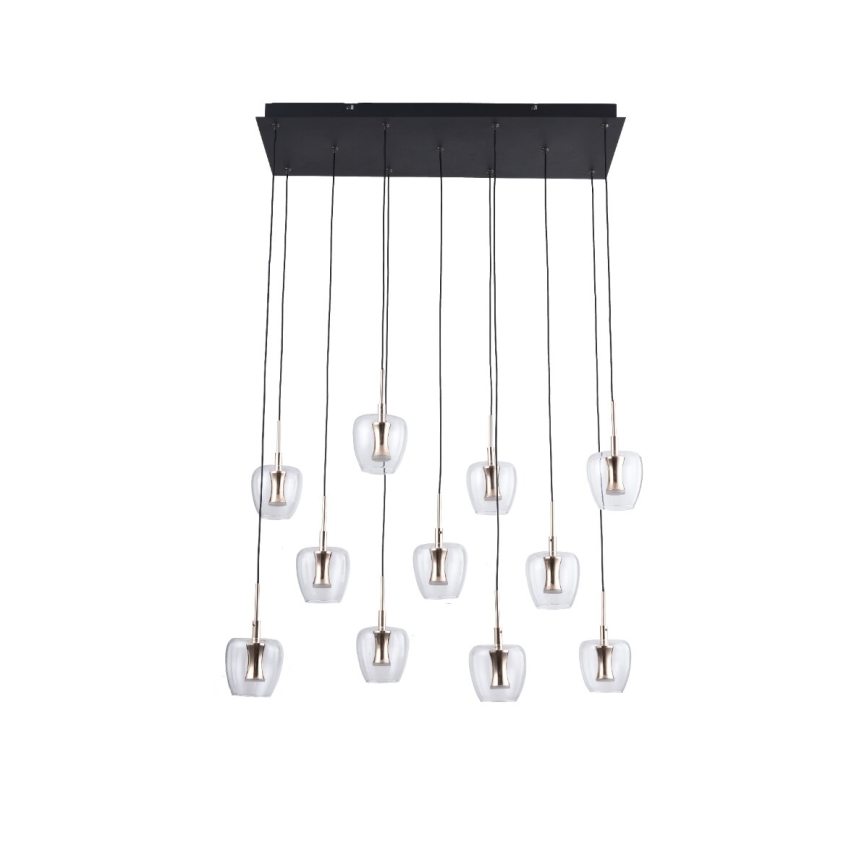 Zuma Line - подвесная светодиодная люстра на тросе 11xLED/3W/230V черная