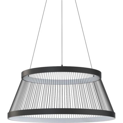 Zuma Line - Світлодіодна підвісна люстра з регулюванням яскравості LED/53W/230V 2700-6000K чорний + пульт дистанційного керування
