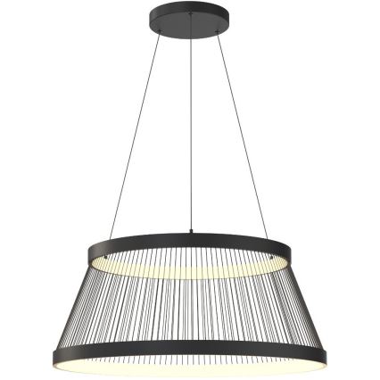 Zuma Line - Светодиодная подвесная люстра с регулированием яркости LED/53W/230V 2700-6000K черный + дистанционное управление