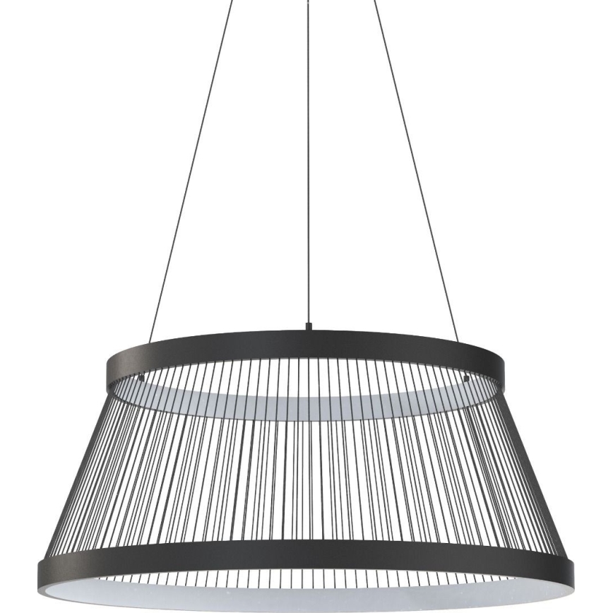 Zuma Line - Светодиодная подвесная люстра с регулированием яркости LED/53W/230V 2700-6000K черный + дистанционное управление