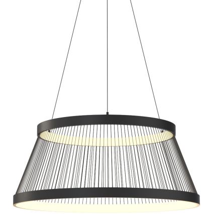 Zuma Line - Светодиодная подвесная люстра с регулированием яркости LED/53W/230V 2700-6000K черный + дистанционное управление