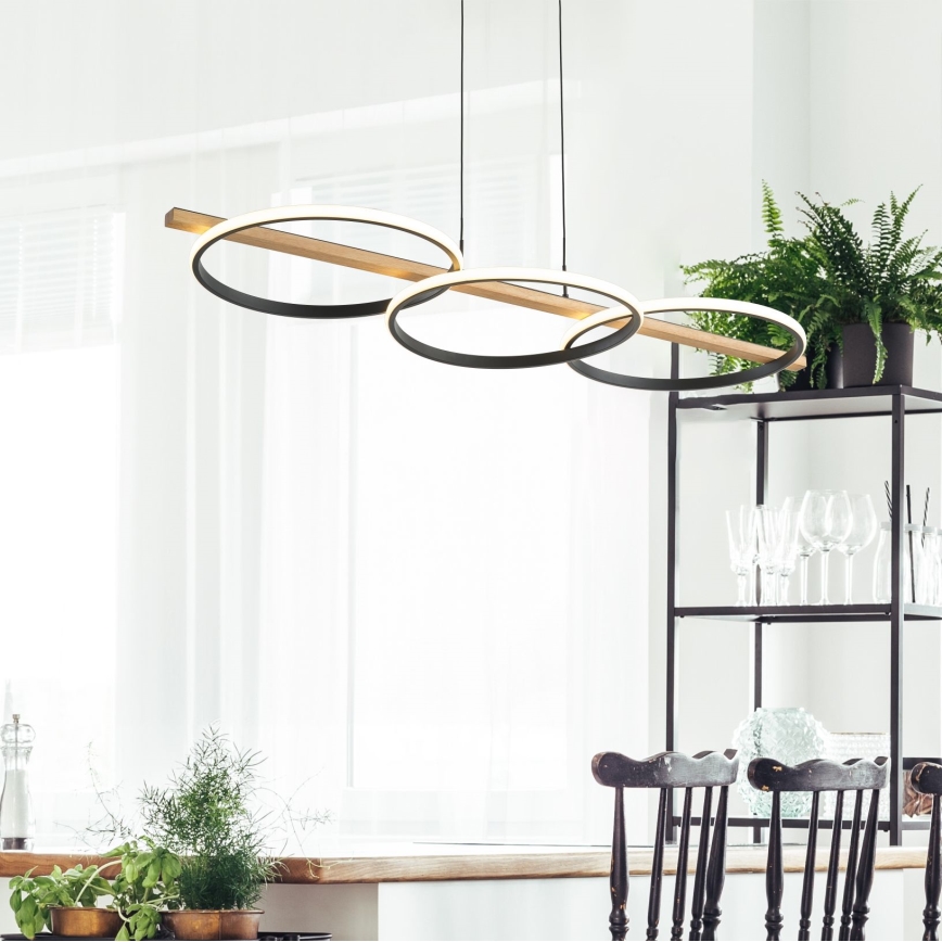 Zuma Line - Светодиодная подвесная люстра с регулированием яркости LED/35W/230V