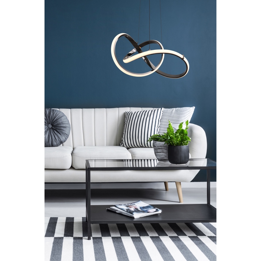 Zuma Line - Светодиодная регулируемая люстра на тросе LED/44W/230V черный