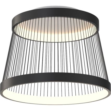 Zuma Line - Світлодіодний стельовий світильник з регулюванням яскравості LED/32W/230V 2700-6000K чорний + пульт дистанційного керування