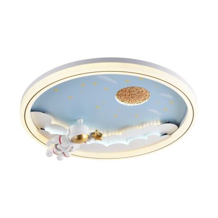 Zuma Line - LED Дитячий стельовий світильник з регулюванням яскравості LED/42W/230V 3000/5700K астронавт