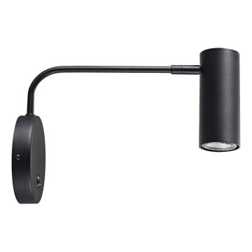 Zuma Line - Настенный светильник 1xGU10/50W/230V черный