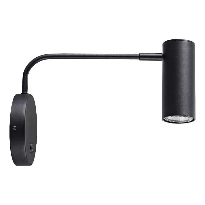 Zuma Line - Настенный светильник 1xGU10/50W/230V черный