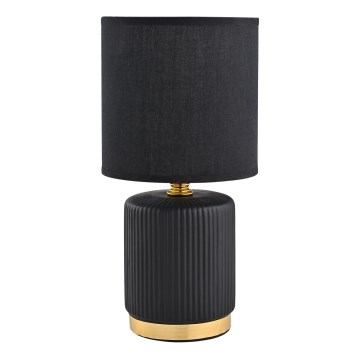 Zuma Line - Настольная лампа 1xE14/40W/230V черный/золотистый