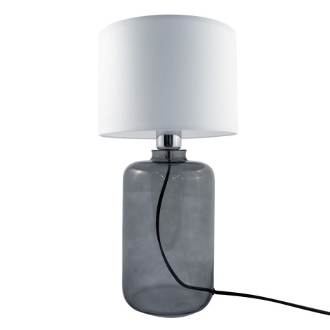 Zuma Line - Настільна лампа 1xE27/40W/230V білий/чорний