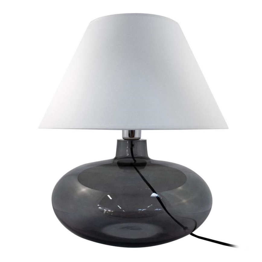 Zuma Line - Настільна лампа 1xE27/60W/230V білий/чорний