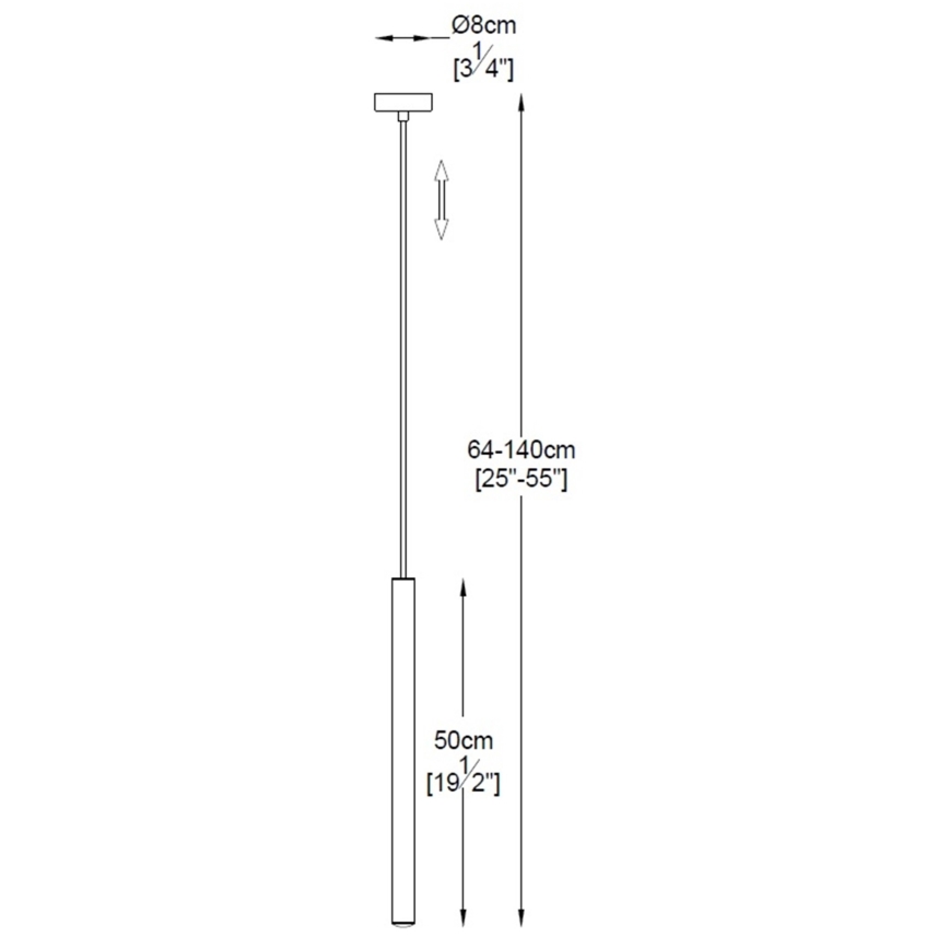 Zuma Line - Підвісна LED люстра LED/5W/230V