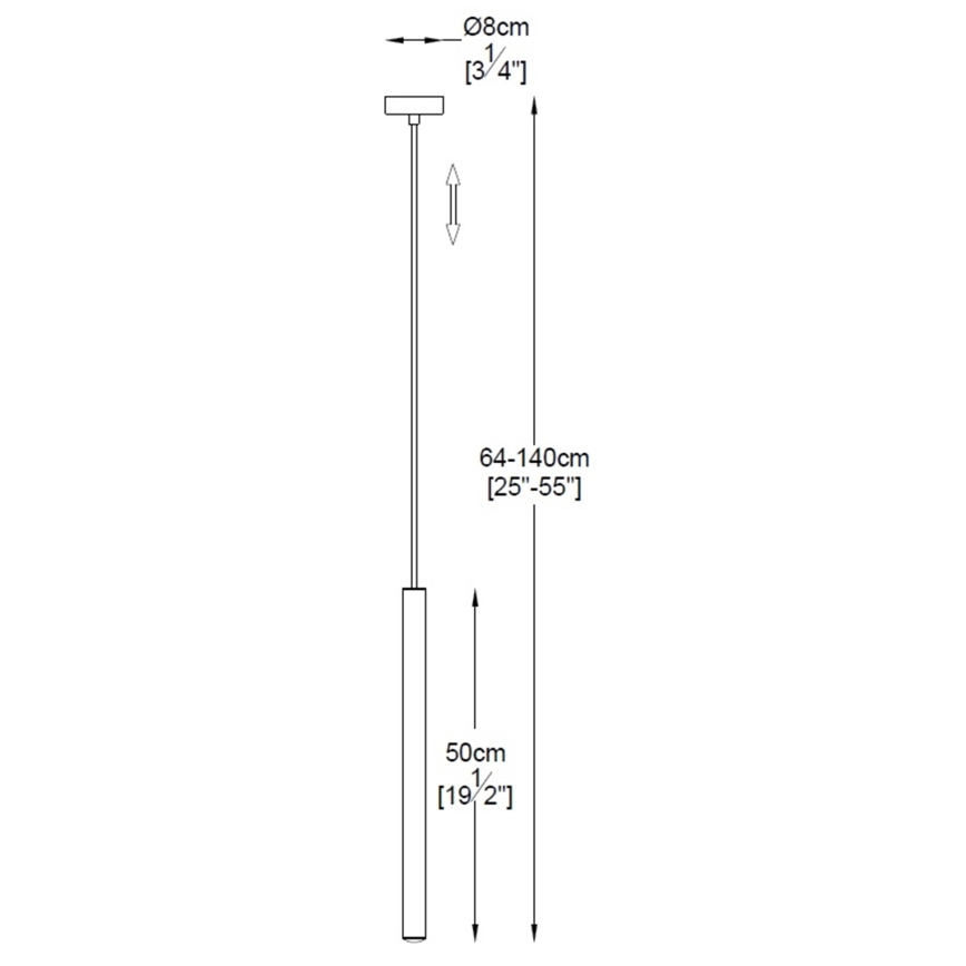 Zuma Line - Підвісна LED люстра LED/5W/230V