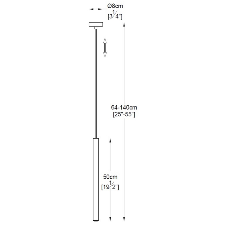 Zuma Line - Підвісна LED люстра LED/5W/230V