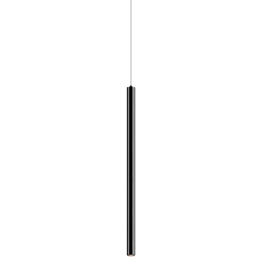 Zuma Line - Світлодіодна підвісна люстра LED/5W/230V чорний глянцевий хром