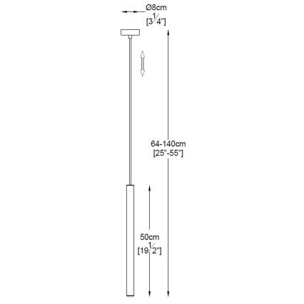 Zuma Line - Светодиодная люстра на тросе LED/5W/230V