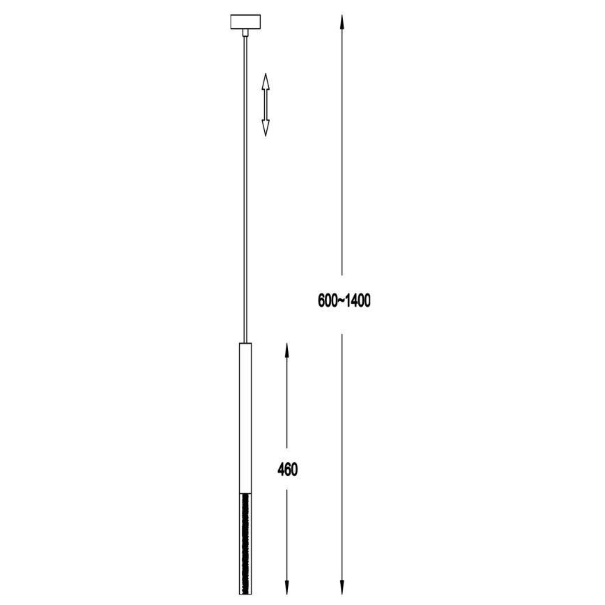Zuma Line - Підвісна LED люстра 1xLED/5W/230V