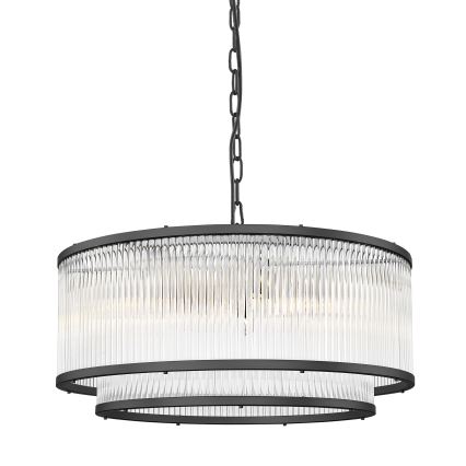 Zuma Line - Люстра на ланцюгу 6xE14/60W/230V чорний