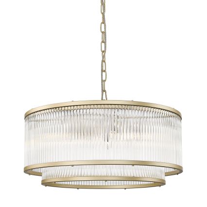 Zuma Line - Люстра на ланцюгу 6xE14/60W/230V золотий