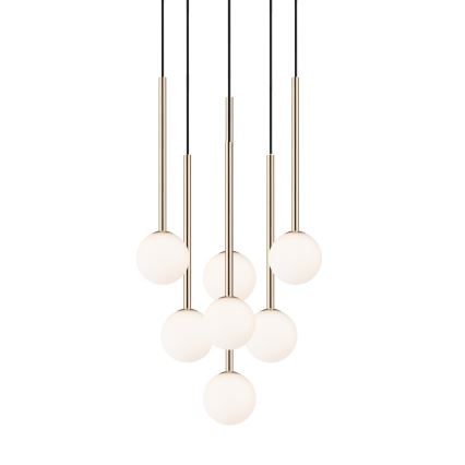 Zuma Line - Подвесная люстра 7xG9/4W/230V золотистый