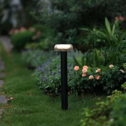 Zuma Line - Світлодіодний світильник на сонячній батареї LED/2,5W/2000 mAh IP44 чорний