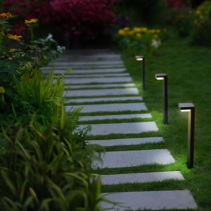 Zuma Line - Светодиодный светильник на солнечной батарее с датчиком движения и освещенности LED/4,5W/2000 mAh IP44 черный