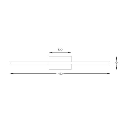 Zuma Line - LED підсвітка картин LED/10W/230V 45 см золотий