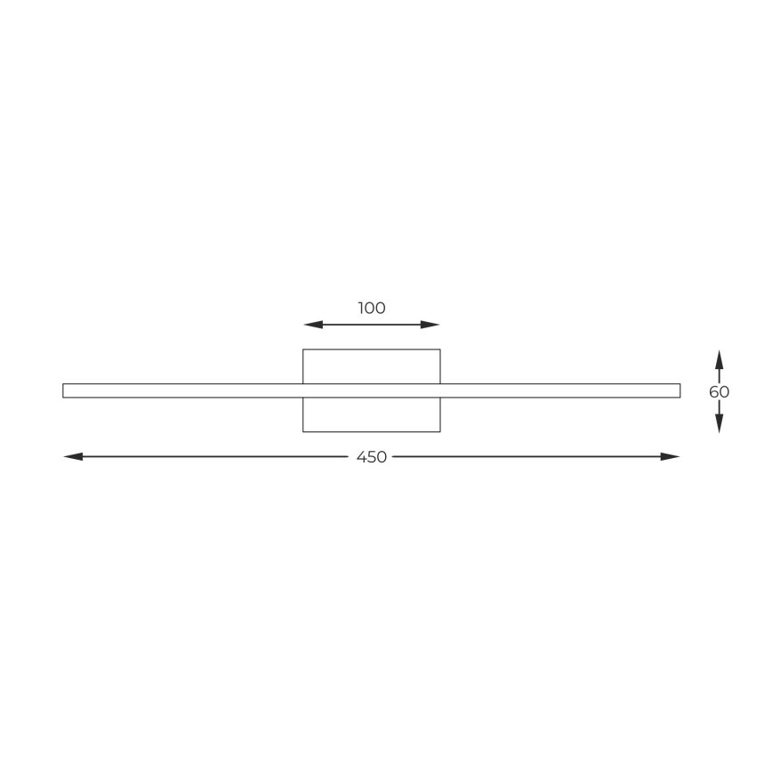 Zuma Line - LED підсвітка картин LED/10W/230V 45 см золотий