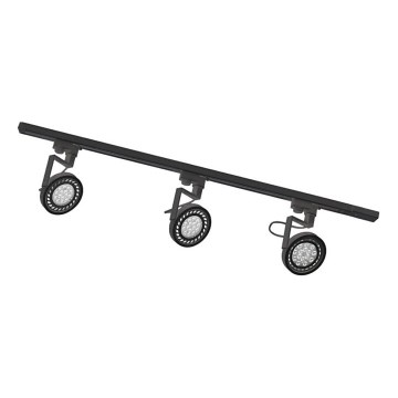 Zuma Line - Спот для системи 3xGU10/15W/230V чорний