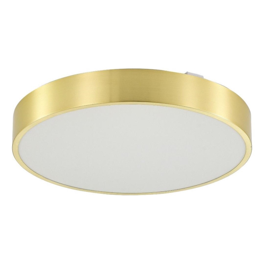 Zuma Line - Стельовий LED світильник для ванної з регулюванням яскравості LED/36W/230V 3000-6000K діаметр 40 см IP44 золотий + пульт дистанційного керування