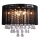 Zuma Line - Стельовий світильник 8xG9/40W/230V чорний