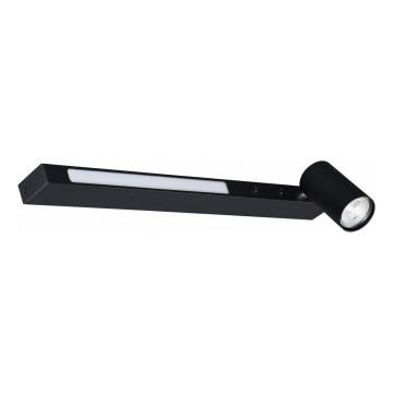 Zuma Line - Светильник настенный точечный LED 1xGU10/5W/230V + LED/8W черный