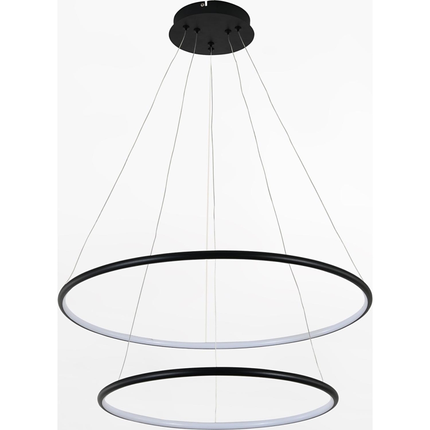 Zuma Line - Светодиодная подвесная люстра LED/40W/230V черный