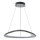Zuma Line - Светодиодная подвесная люстра с регулированием яркости LED/34W/230V 3000K черная блестящий хром