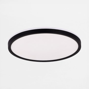 Zuma Line - Светодиодный потолочный светильник с регулированием яркости LED/26,5W/230V + LED/6,5W 3000/4000/5500K диаметр 32 см черный
