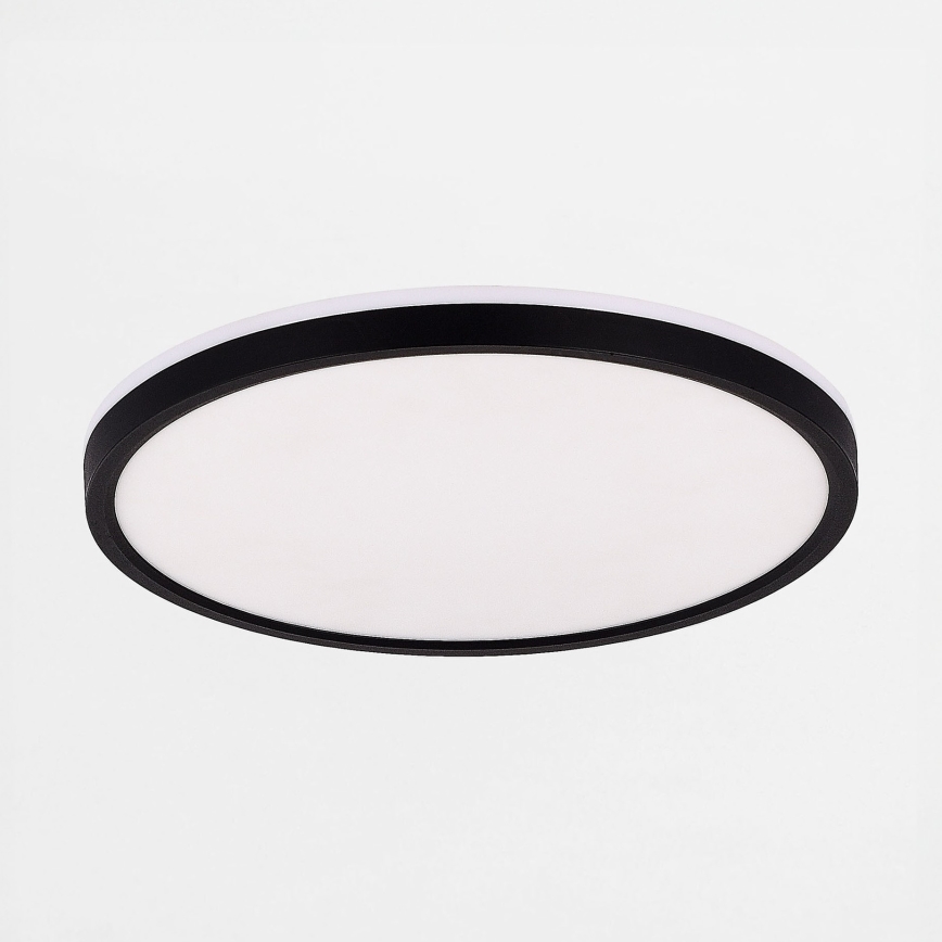 Zuma Line - Светодиодный потолочный светильник с регулированием яркости LED/26,5W/230V + LED/6,5W 3000/4000/5500K диаметр 32 см черный