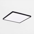 Zuma Line - Светодиодный потолочный светильник с регулированием яркости LED/38W/230V + LED/12W 3000/4000/5500K 40x40 см черный