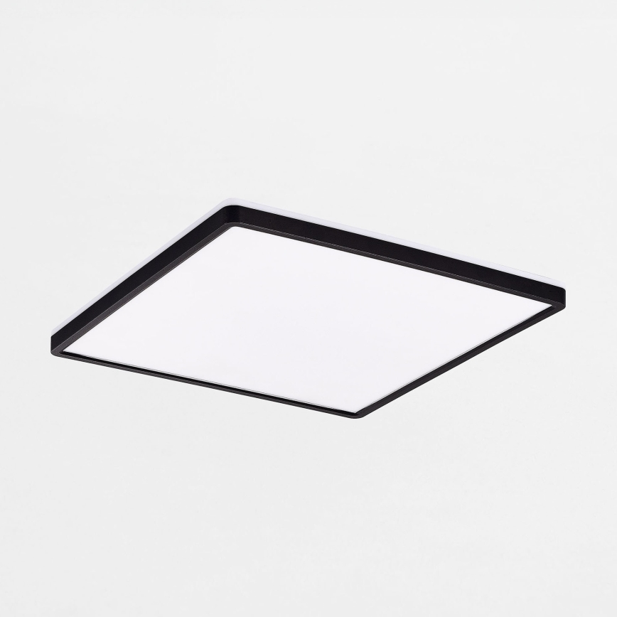 Zuma Line - Светодиодный потолочный светильник с регулированием яркости LED/38W/230V + LED/12W 3000/4000/5500K 40x40 см черный