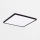 Zuma Line - Светодиодный потолочный светильник с регулированием яркости LED/38W/230V + LED/12W 3000/4000/5500K 40x40 см черный