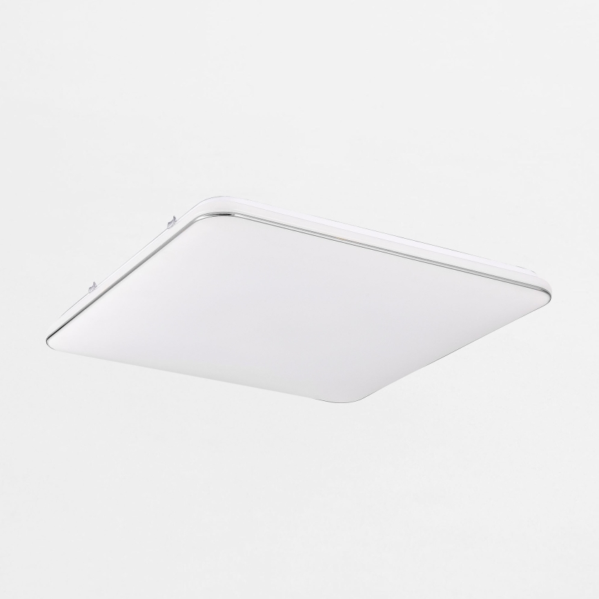 Zuma Line - Светодиодный потолочный светильник с регулированием яркости LED/48W/230V 53x53 см блестящий хром
